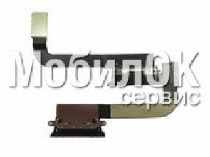 Шлейф для Apple iPad 3 коннектора зарядки, с компонентом