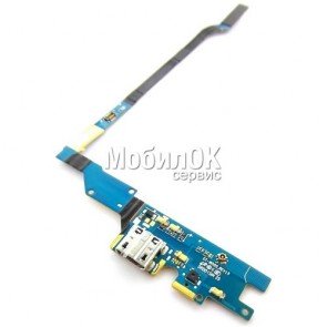 Шлейф для Samsung I9500 Galaxy S4 коннектора зарядки, микрофона