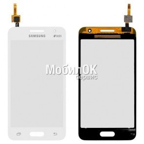 Сенсорный экран для Samsung G355H Galaxy Core 2 Duos белый High Copy