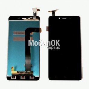 Дисплей для Xiaomi Redmi Note 2 черный, с тачскрином
