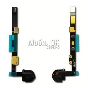 Шлейф для Apple iPad Mini коннектора наушников, черный