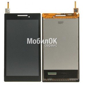 Дисплей для Lenovo Tab 2 A7-10/Tab 2 A7-20F черный, с тачскрином (131741E1V1. 6)