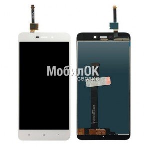 Дисплей для Xiaomi Redmi 4A белый, с тачскрином (PRC)