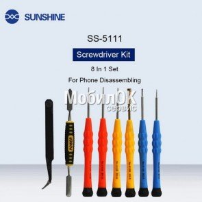 Набор инструментов для ремонта телефонов Sunhine SS-5111 (8 в 1)
