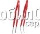 Набор пинцетов ProsKit 908-T301 с изолированными ручками (2шт)