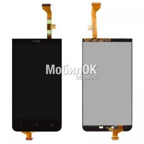 Дисплей для HTC Desire 501 черный, с тачскрином