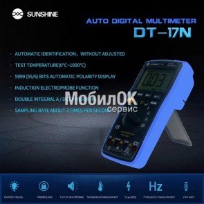 Цифровой мультиметр DT-17N с функцией измерения температуры