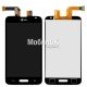 Дисплей для LG D320/D321/MS323 Optimus L70 черный, с тачскрином