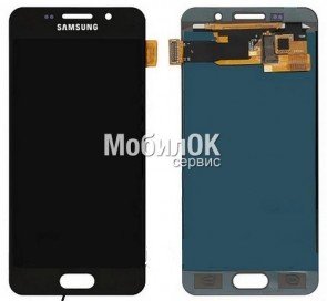 Дисплей для Samsung A310F Galaxy A3 (2016) черный, с тачскрином (In-Cell)