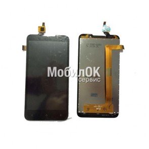 Дисплей для HTC Desire 516 Dual Sim черный, с тачскрином