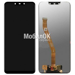 Дисплей для Huawei Mate 20 Lite черный (SNE-LX1), с тачскрином