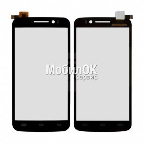 Сенсорный экран для Prestigio MultiPhone 7600 Duo черный (FPC-S80127-1 V03)