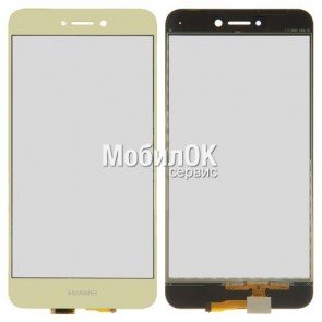 Сенсорный экран для Huawei P8 Lite (2017) золотистый