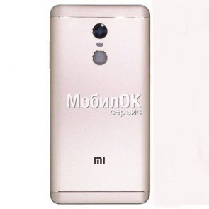 Задняя крышка для Xiaomi Redmi Note 4X золотистая (MediaTek)
