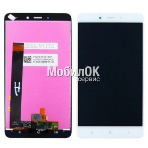 Дисплей для Xiaomi Redmi Note 4 белый, с тачскрином China Original