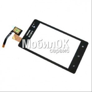 Сенсорный экран для Sony ST27i Xperia Go черный