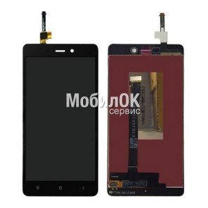 Дисплей для Xiaomi Redmi 3/Redmi 3S/Redmi 3S Prime/Redmi 3X черный, с тачскрином
