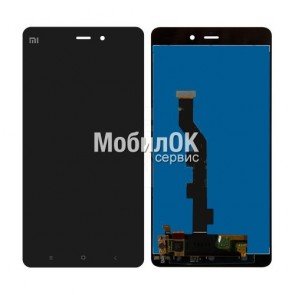 Дисплей для Xiaomi Mi Note черный, с тачскрином