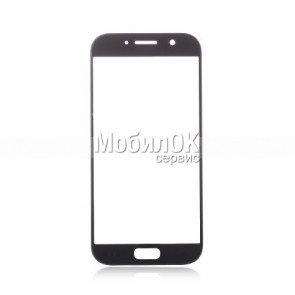 Стекло корпуса для Samsung A520F Galaxy A5 (2017) черное