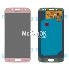 Дисплей для Samsung J530F Galaxy J5 (2017) розовый, оригинал (GH97-20738D)
