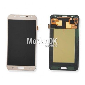 Дисплей для Samsung J701F Galaxy J7 Neo золотой, оригинал (GH97-20904B)