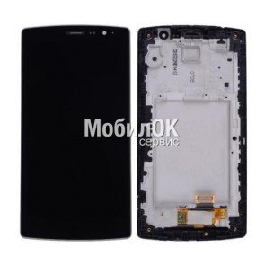Дисплей для LG G4s Dual H734/G4s Dual H736/H735 черный, с тачскрином и рамкой