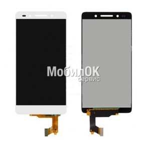 Дисплей для Huawei Honor 7 (PLK-L01) белый, с тачскрином