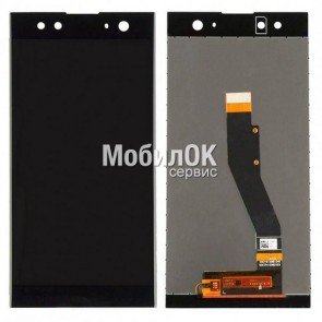 Дисплей для Sony H4213/H4233/H3213/H3223 Xperia XA2 Ultra черный, с тачскрином