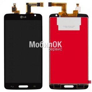 Дисплей для LG D680/ D682 G Pro Lite черный, с тачскрином
