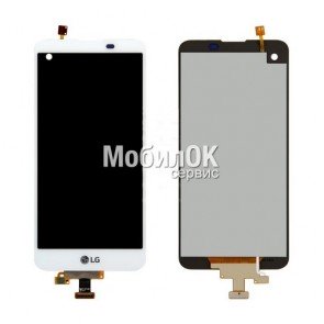 Дисплей для LG K500N X Screen/ X View K500DS белый, с тачскрином