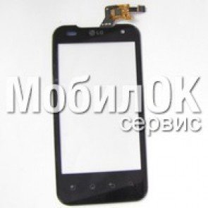 Сенсорный экран для LG P990 Optimus 2x чёрный