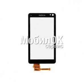 Сенсорный экран для Nokia N8 черный