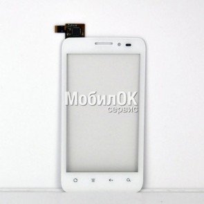 Сенсорный экран для Prestigio MultiPhone 4300 Duo белый