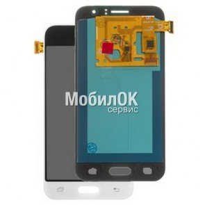 Дисплей для Samsung J120F Galaxy J1 (2016) белый, с тачскрином China Original (oled)