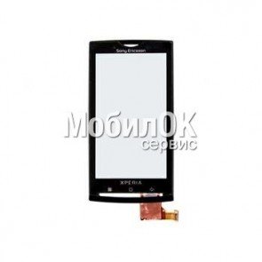 Сенсорный экран для Sony Ericsson X10 черный