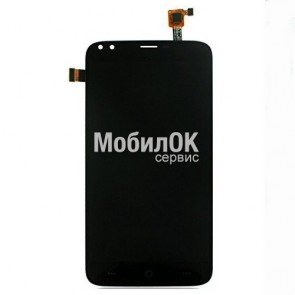 Дисплей для Doogee X30 черный, с тачскрином