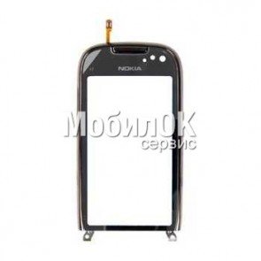 Сенсорный экран для Nokia C7-00 черный