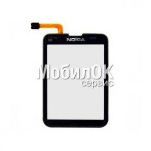 Сенсорный экран для Nokia C3-01 черный High Copy