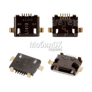 Коннектор зарядки для HTC Desire 300/Desire 500/Desire 700/Desire 820
