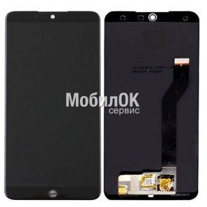 Дисплей для Meizu 15 Lite (M871H) черный, с тачскрином