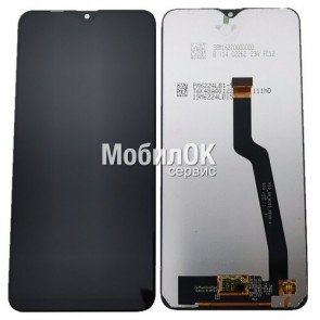 Дисплей для Samsung A105F Galaxy A10/Samsung M105F Galaxy M10 черный, оригинал (GH82-19367A)