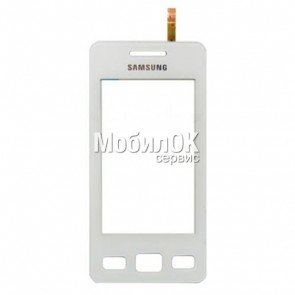 Сенсорный экран для Samsung S5260 белый