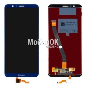 Дисплей для Huawei Honor 7X (BND-L21) синий, с тачскрином