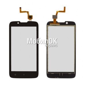 Сенсорный экран для Lenovo A328T черный
