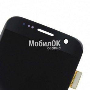 Дисплей для Samsung G935 Galaxy S7 EDGE черный, с тачскрином