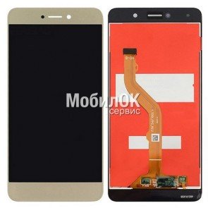 Дисплей для Huawei Y7 (2017)/Y7 Prime (2017)/Enjoy 7 Plus золотистый, с тачскрином