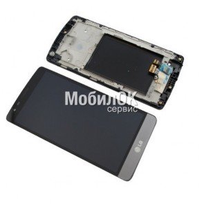 Дисплей для LG D724/D725 G3s золотистый, с тачскрином и рамкой