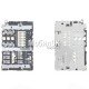 Коннектор SIM-карты для Samsung A310/A510/A600/A605/G920/G925/J330/J530/J730 и карты памяти