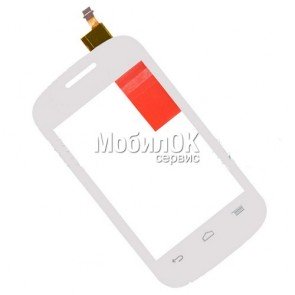 Сенсорный экран для Alcatel OT 4015D POP C1 Dual Sim белый