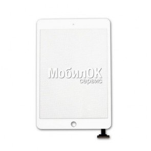 Сенсорный экран для Apple iPad Mini 3 белый (A1599/A1600)
